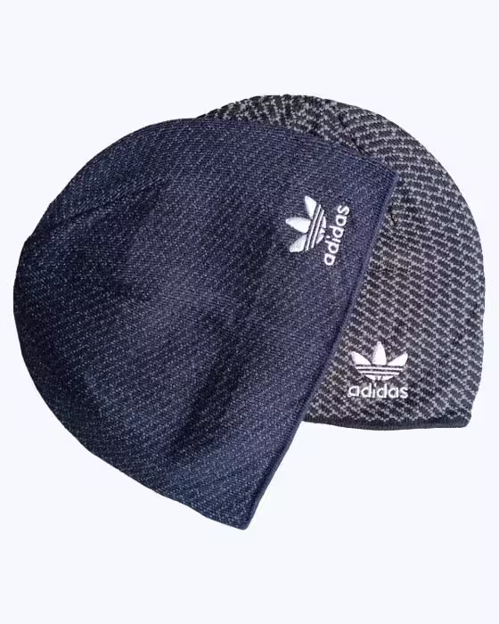 کلاه بافت اسپرت طرحدار adidas رنگ بندی